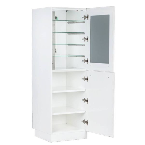 Шкаф медицинский с бактерицидными лампами ШМБе-1(500х500х1576)