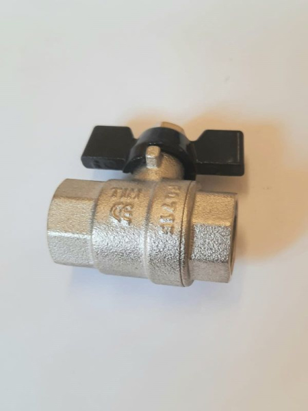 Кран шаровой 1/2*1/2 ВР*ВР бабочка
